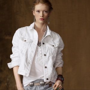 Ralph Lauren White Jean Jacket